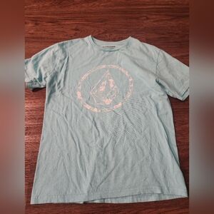 Volcom Light Blue Logo Tee